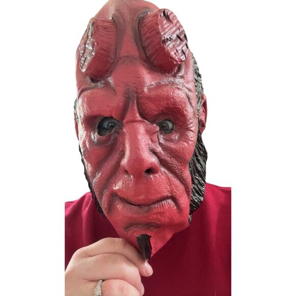 Rubies vintage 2004 Hellboy Halloween mask - Picture 2 of 6